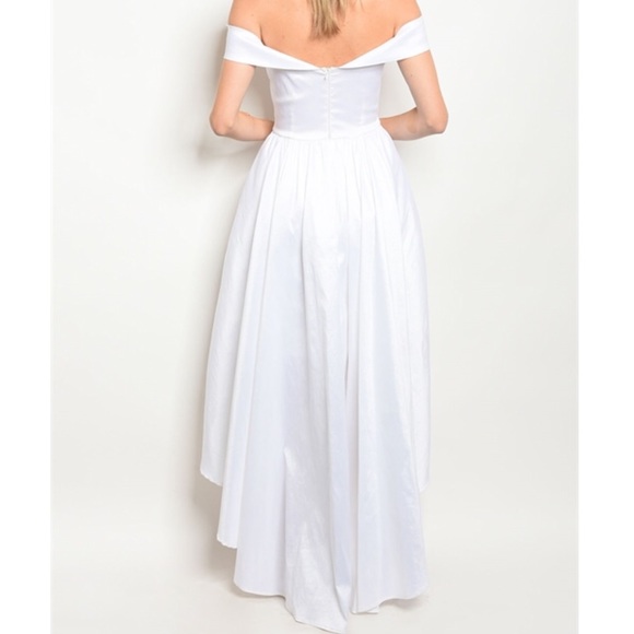 Taffeta High Low Dress - Picture 4 of 7